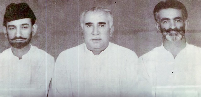 Ataullah Mengal, Ghous Bux Bizenjo and Akbar Bugti