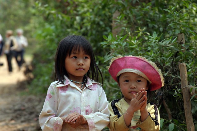 Bambini villaggio Trung Do