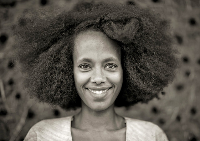 Kaffa woman smile - Ethiopia