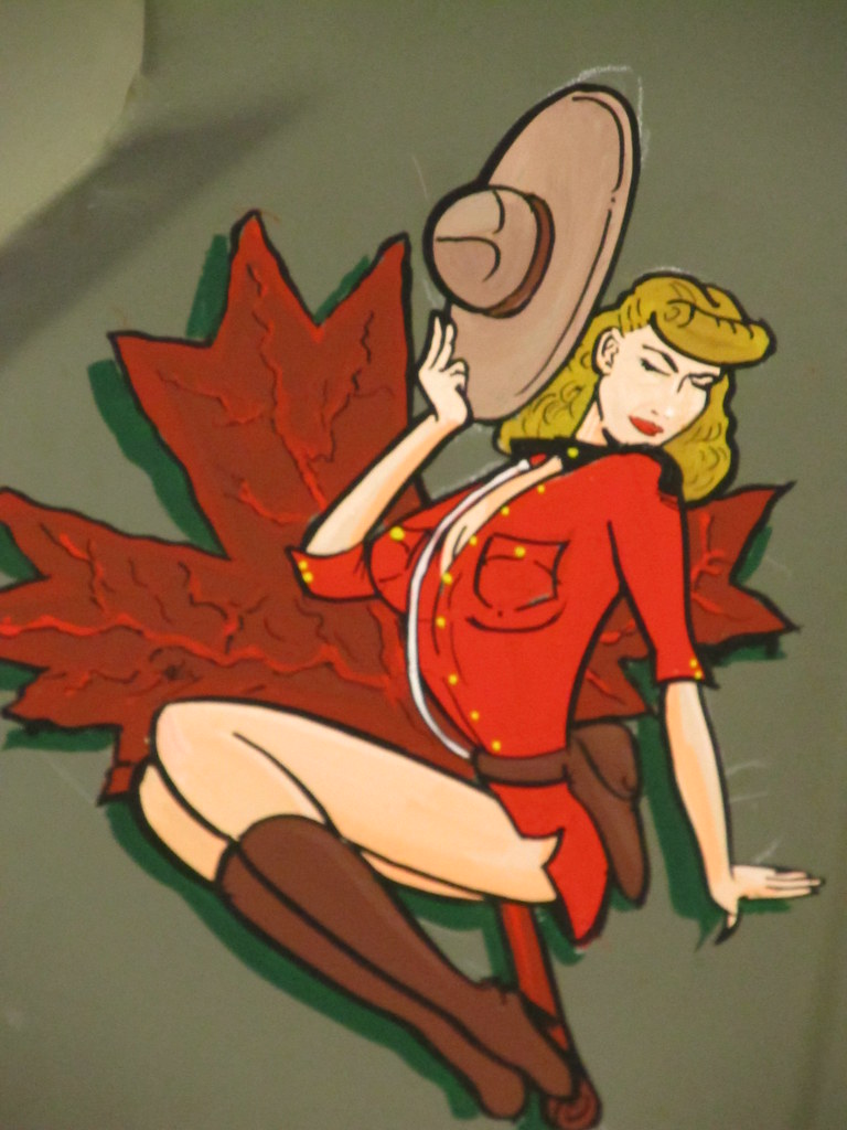 Canadian Mountie Pinup | Free hand paint by Kelly: … | Flickr