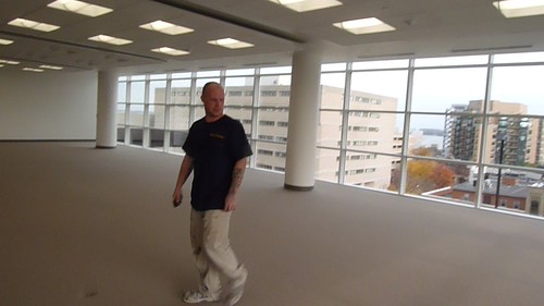 office ready for furniture fresh carpet | by Clawson Flooring