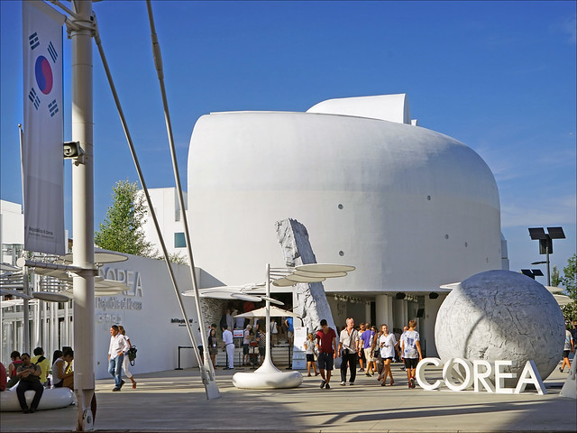 Le pavillon de la Corée du sud (Expo Milan 2015)