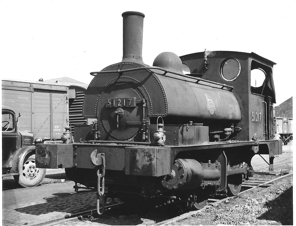 Ex L & Y PUG # 51217  at Avonside Yard. Bristol 1950's