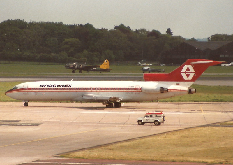 MANCHESTER 20 MAY 1988 AVIOGENEX BOEING 727 YU-AKH