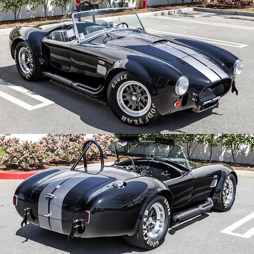 Bucket list car.  Repost @hotrodsandmusclecars ・・・ A absolutely stunning 427ci packed cobra #Hotrodsandmusclecars fans! This beauty would sure be fun to take for a spin 😍 As seen on @omar805 page! TAG some friends and share! #cobra #ford #conve | by Jesse Tischauser