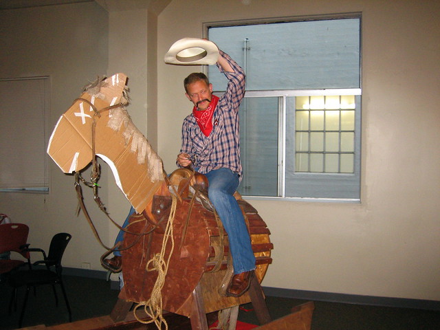 Sheriff Teddy Rides the Pony
