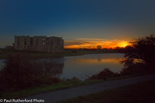 Carew Castle sunset