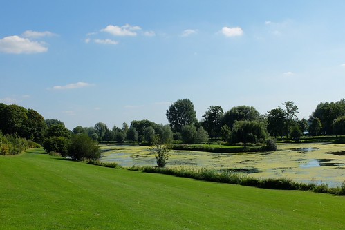 Parc du château de Long (Pelouse verte et canal vert) by xavnco2, LONG (F-80)park parco france long chateau parc picardie somme