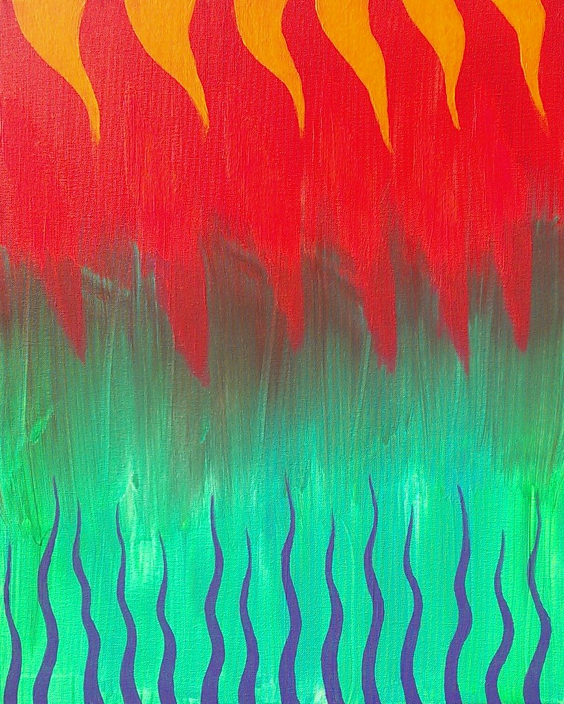 Original Acrylic Abstract Painting on Canvas 