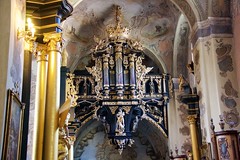 Organy w nawie północnej św. Franciszka w bernardyńskim kościele Zwiastowania NMP w Leżajsku