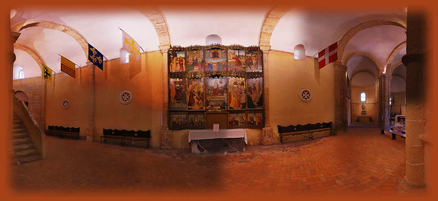 Interior de la Iglesia de la Vera Cruz