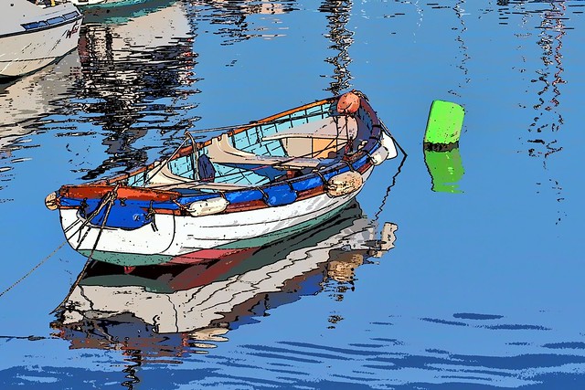 Rowing Boat Reflected