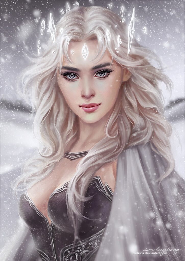 Snow by Zolaida female elf princess.