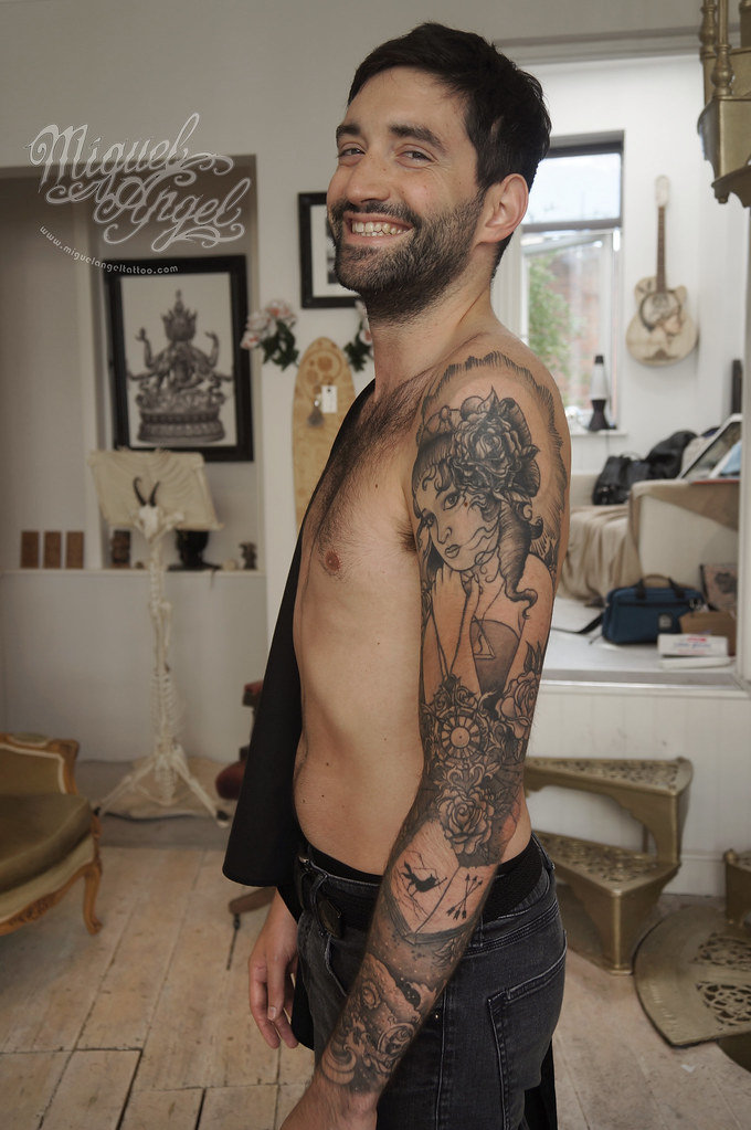 Sailor sleeve tattoo | Miguel Angel Custom Tattoo Artist www… | Flickr