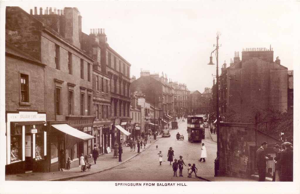 Springburn Road, Glasgow. | A busy scene at the bottom of Ba… | Flickr