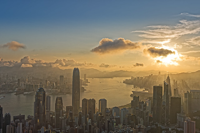 Sunrise at The Peak, Hong Kong
