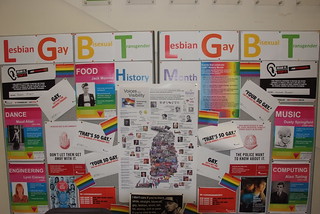 Bolton College's LGBT Display