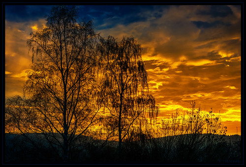 sky orange yellow sunrise germany bayern deutschland bavaria dawn himmel gelb oberpfalz weiden 2015 upperpalatinate sonnanaufgang