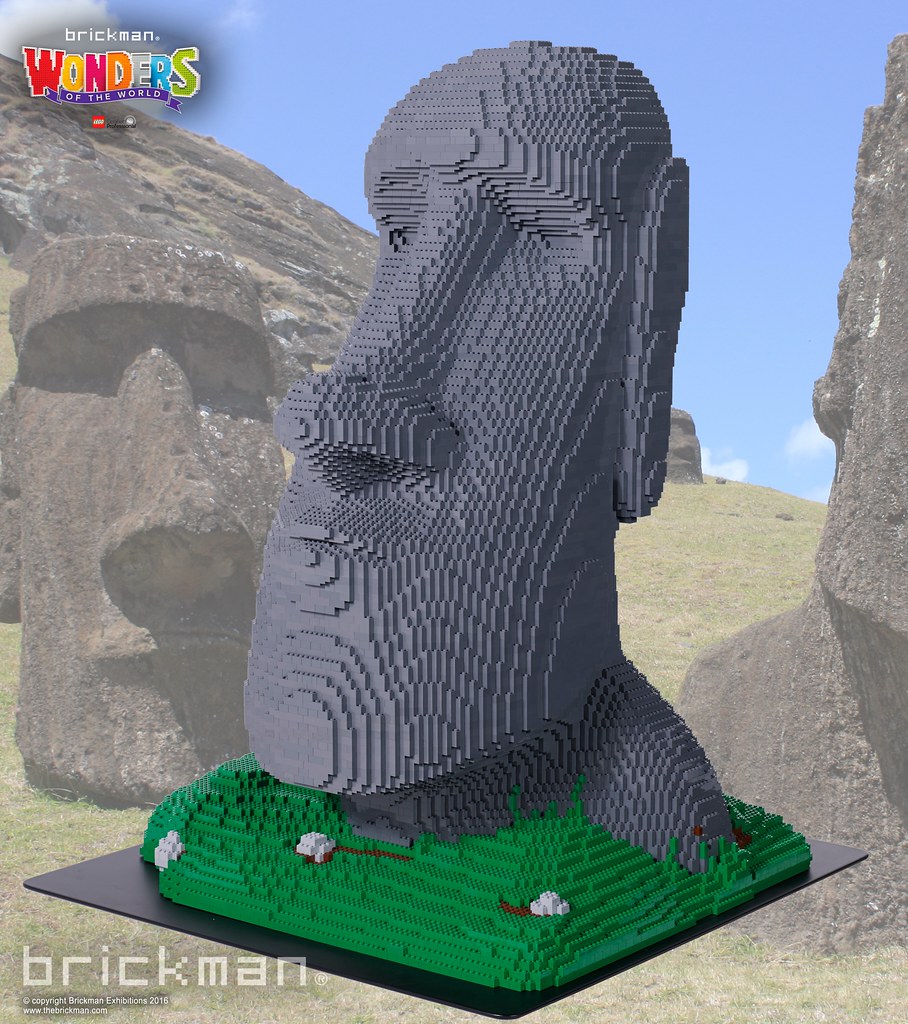 Lego Easter Island Moai The Original Inhabitants Of Easter Flickr