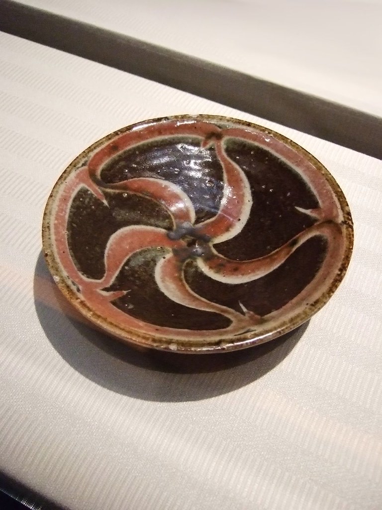 Crackled Polychrome glazed Stoneware vessel created by Kanjiro Kawai mid 1950s 5