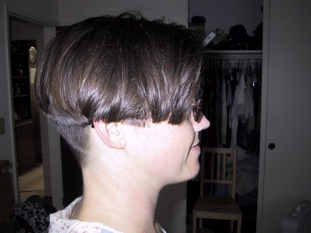 side view | I like the funny little sideburns he gave me. | Erin ...