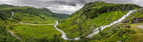 travel sky panorama cliff mountain nature weather norway clouds landscape geotagged photography photo waterfall rocks europe outdoor no sony valley fullframe onsale ultrawide a7 merge sognogfjordane myrkdal sonya7 sendefossen sonyfe1635