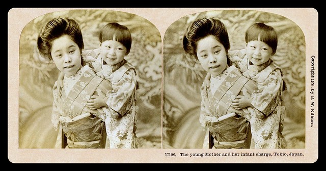 A YOUNG MOTHER of OLD JAPAN in FULL 3-D