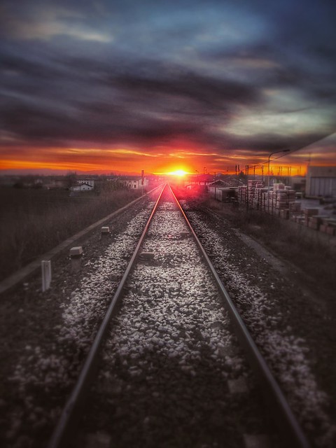 Railroad Sunset 2