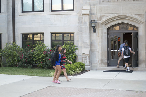 First day of classes on Baldwin campus
