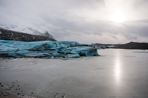 blue white mountains reflection ice beach clouds frozen iceland glacier oru 2015 svínafellsjökull