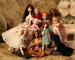 The Entire Tiny Doll Family | by Nessa Collects