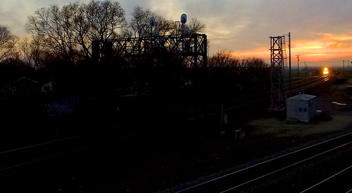 railroad sunset trains rochelle