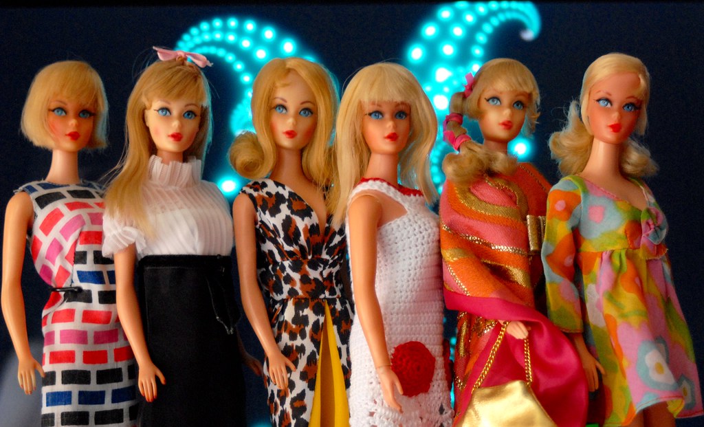 Vintage Barbie hairstyles - blondes | Here are some blonde B… | Flickr