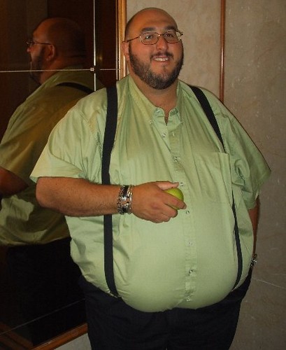 fat man tight shirt - a photo on Flickriver