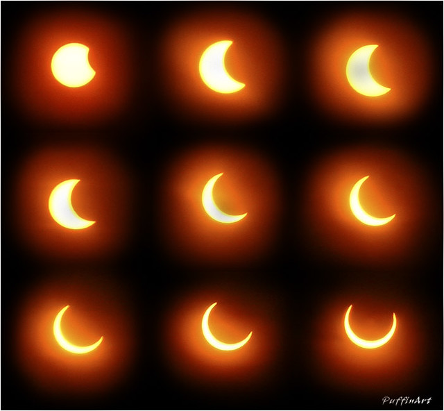 Sun Eclipse May 31st 2003 - Composite by PuffinArt