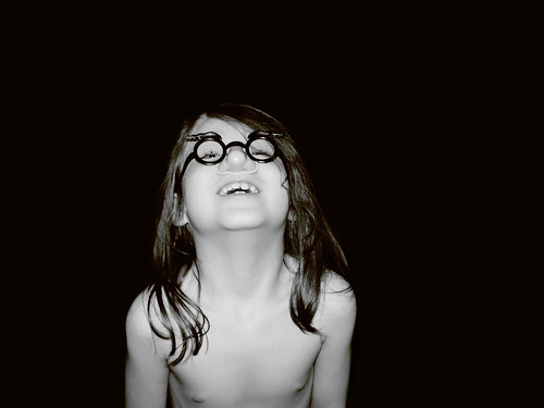 The child experiments with being Groucho Marx by Juli Kearns (Idyllopus)