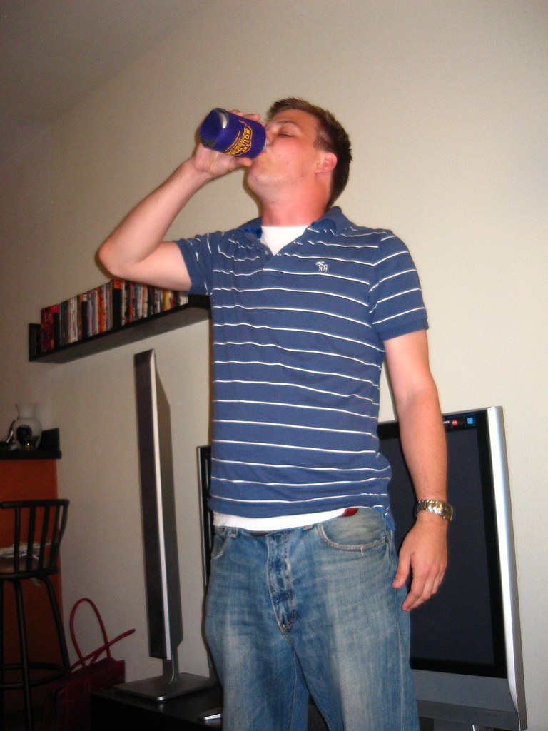 Chris, Gettin’ His Drank on