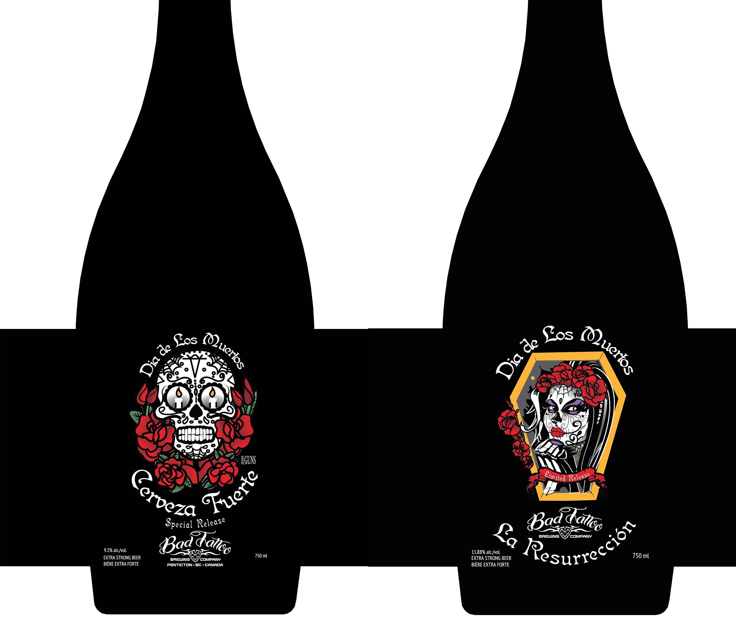 New Beers for release at Bad Tattoo on Nov 1, 2015