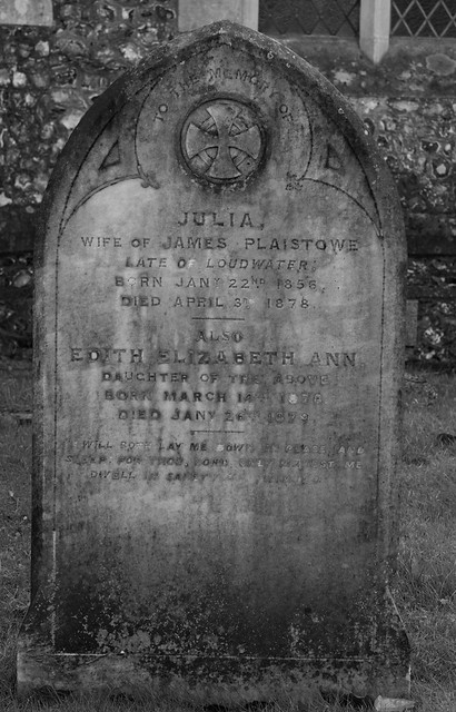Family grave of Julia Plaistowe