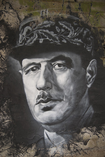 Charles de Gaulle, painted portrait _DDC0087
