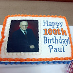 Grandpa Stone's 100th birthday cake 