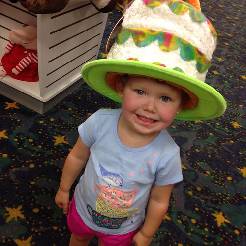 Birthday Hat | She's all into birthdays...making pretend bir… | Flickr