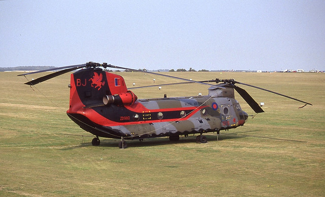 ZD980. RAF Boeing-Vertol CH-47D Chinook HC.1