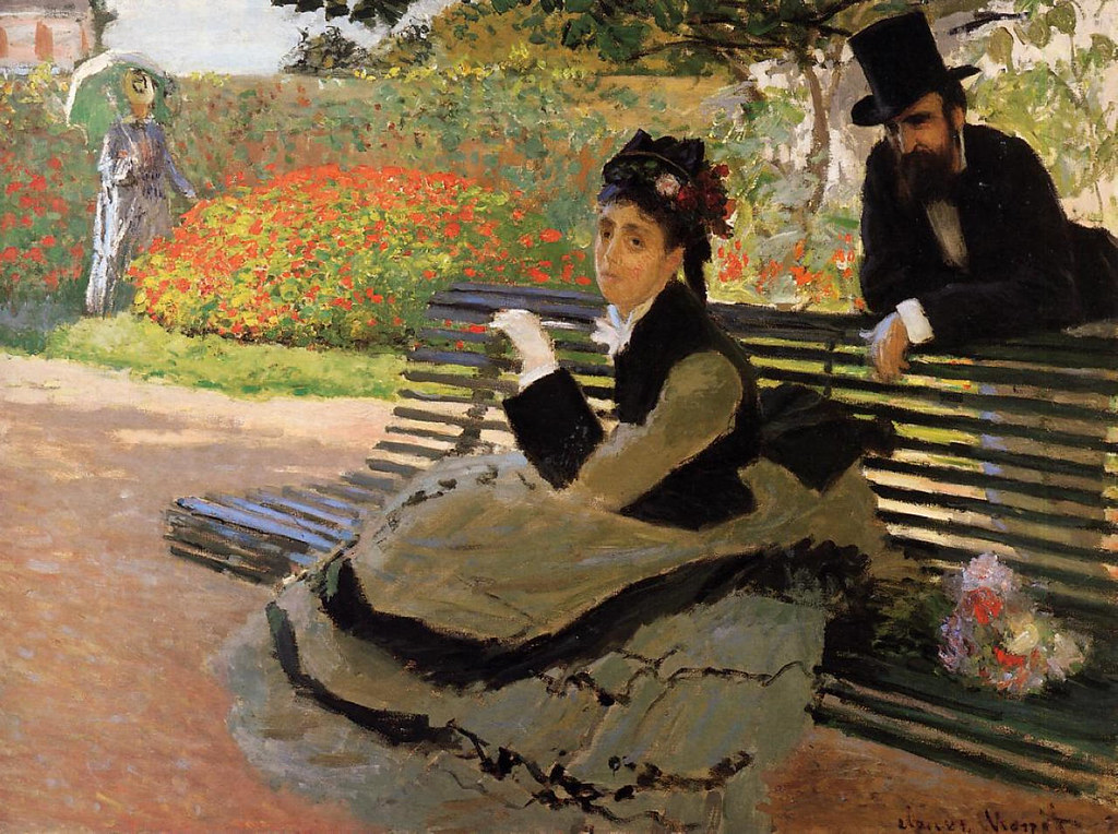 Camille Monet Garden Bench : Claude Monet – CHHDM