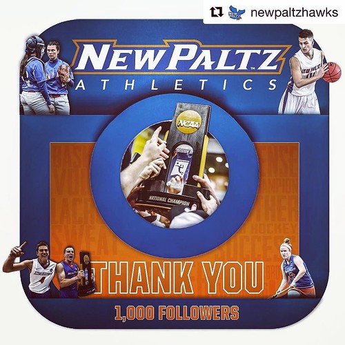 Just over a year old, the New Paltz Hawks Instagram has reached 1,000 followers! Thank you for your support! #nphawks #npsocial #1kclub #Repost @newpaltzhawks