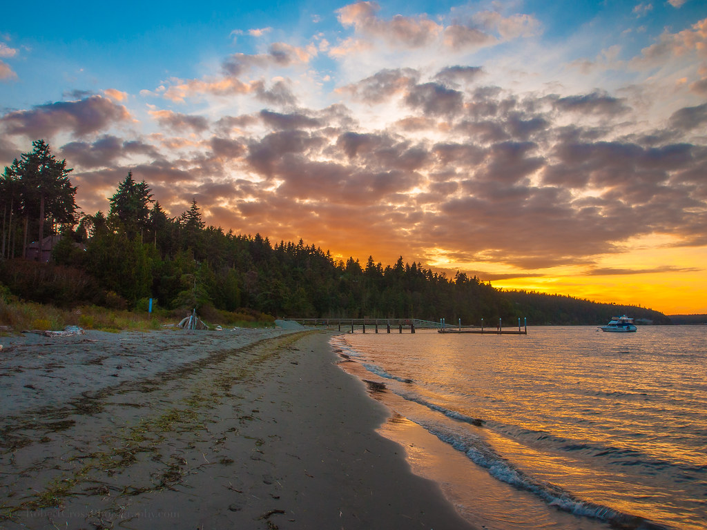 Sunset at Kala Point | A summer sunset on the forested shore… | Flickr