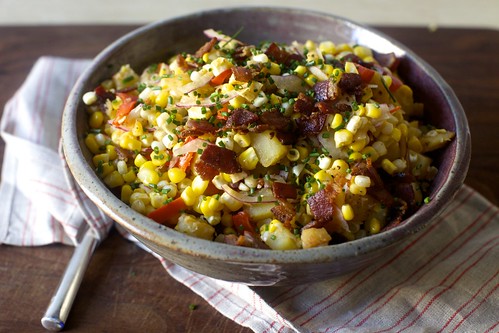 warm corn chowder salad | by smitten kitchen