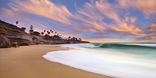 ocean california sea sky seascape beach water clouds coast sand pacific sandiego wave lajolla palm coastal seafoam