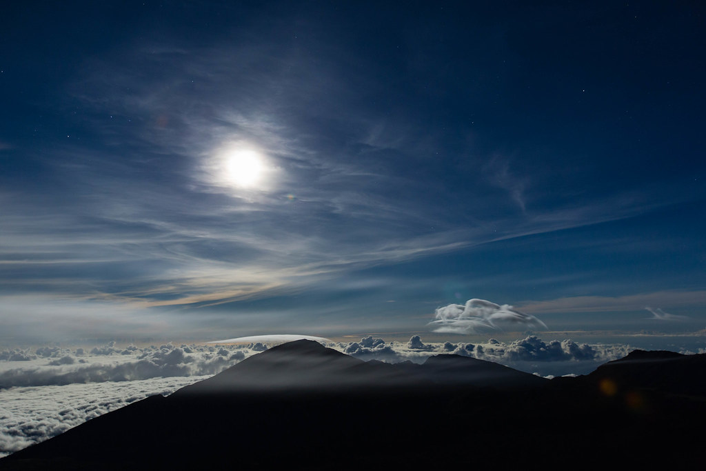 Moonrise from Haleakala