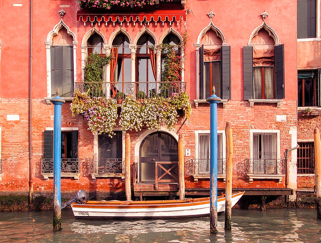 Pink Palazzo with Flowers, Grand Canal